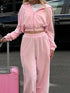 'June' Zip Up Hoodie and Pants Set - Celes Fashion